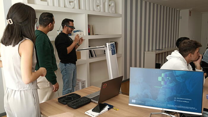 Sesión práctica do proxecto ClinicalModelling na Facultade de Enfermaría de Santiago