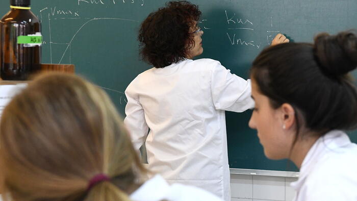 Imaxe de arquivo dun laboratorio da USC. FOTO: Santi Alvite