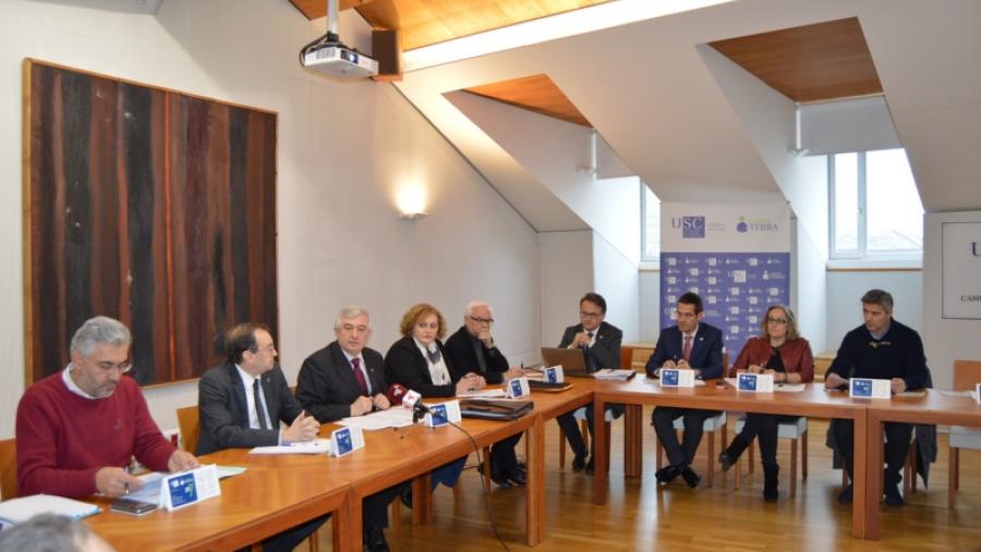 La comisión rectora del Campus Terra de la USC aprueba el plan de actuación previsto para el trienio 2017-2019