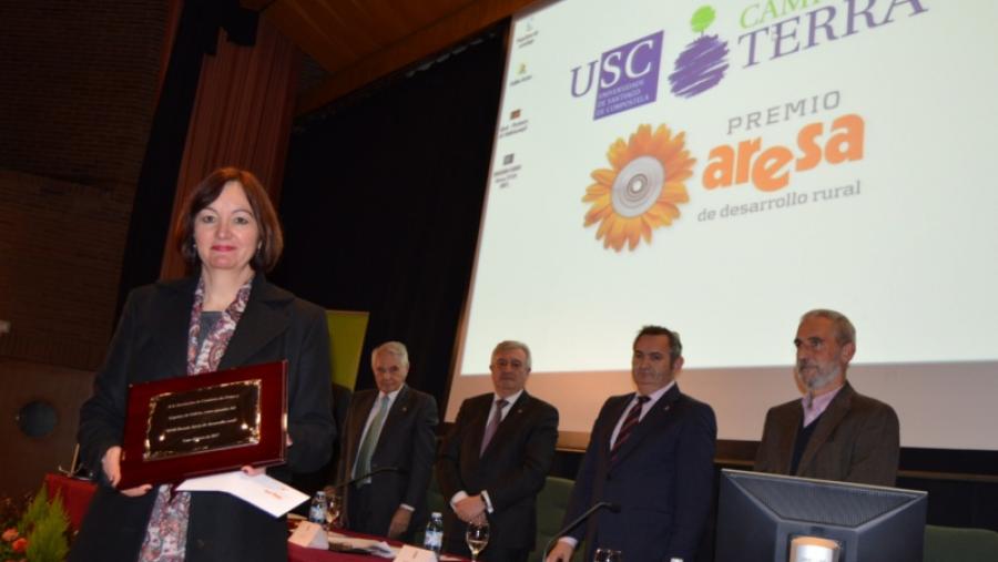 Ovica recibe el XVII Premio Aresa de Desarrollo Rural en el Campus Terra