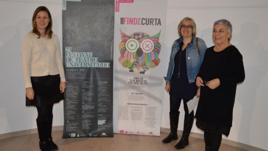 El festival de teatro y el certamen audiovisual 'Fin de curta', nuevas citas de la agenda cultural universitaria del mes de marzo en Lugo