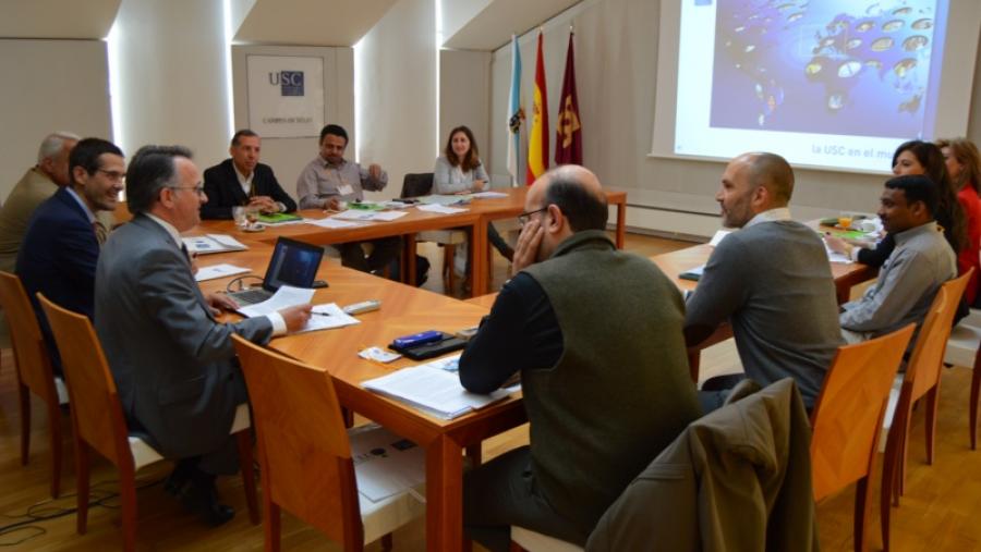 Docentes procedentes de África y Asia conocen el Campus Terra de la USC a través del proyecto europeo Erasmus Plus KA-107