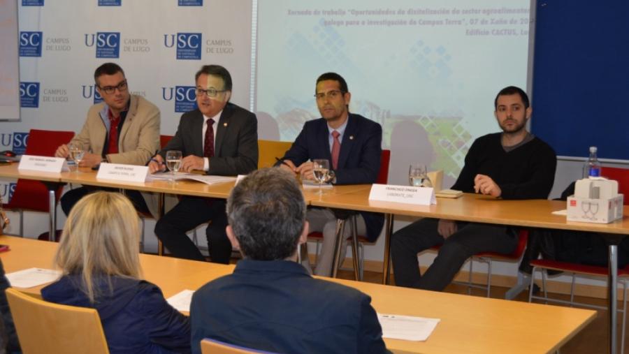 Investigadores del Campus Terra de la USC analizan distintas líneas de trabajo para digitalizar el agro en Galicia