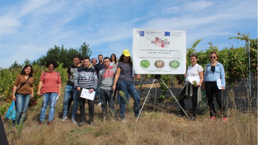  El proyecto europeo PAThOGEN convierte al Campus Terra de la USC en centro de formación integral para los viticultores gallegos
