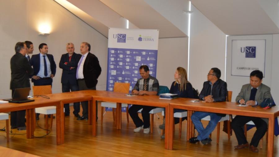 La Universidad de Sumatra Occidental busca sinergias con el Campus Terra de la USC para impulsar la industria agroalimentaria local