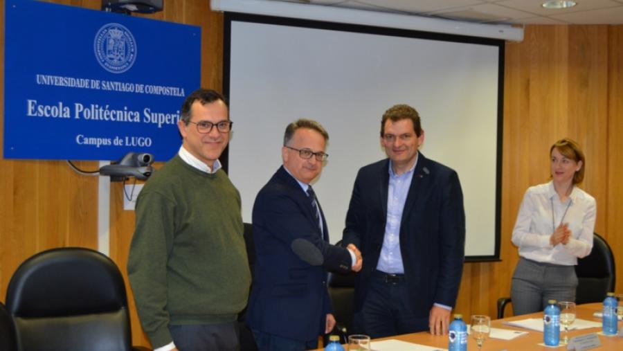  Las empresas de 1º transformación de madera de Lugo ofrecen prácticas y empleo a estudiantes de la EPS de Ingeniería