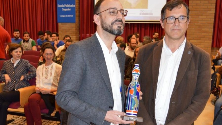 La EPS de Ingeniería reconoce en el Día de la Tierra la labor de Manuel Cruz a favor de los sectores agroforestal y gandero de Galicia 