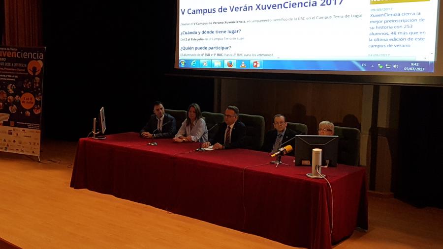 El Campus Terra de la USC echa a andar la V edición del campus internacional de verano XuvenCiencia