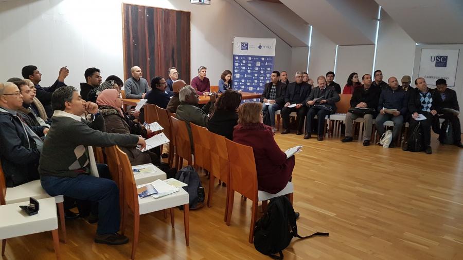 Personal de administración y servicios de universidades de diez países africanos y asiáticos visitan el Campus Terra de la USC