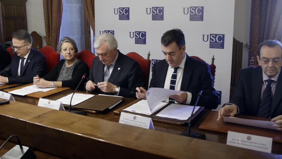 USC y Xunta de Galicia firman el Plan de Actuación Campus Terra 2017