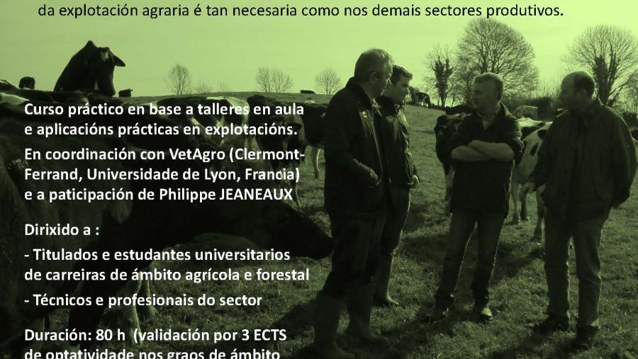 El Campus Terra de la USC y la Universidad de Lyon ofertan un curso conjunto sobre gestión estratégica de explotaciones agrícolas