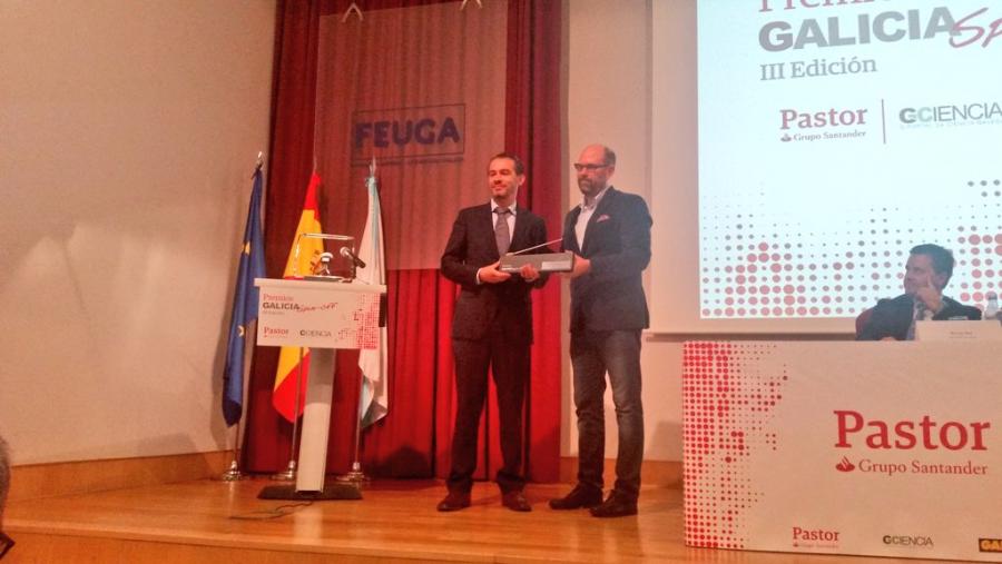 La empresa Innolact surgida en el Campus Terra de la USC, galardonada en los premios Galicia Spin-Off