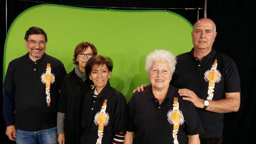 Alumnos del IV ciclo en el Campus Terra de la USC aprenden a crear su propio telediario