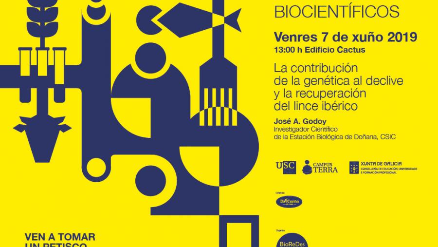 Os Xantares Biocientíficos de BioReDes abordarán a contribución da xenética no declive e recuperación do lince ibérico