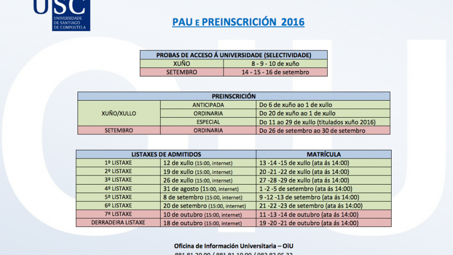 Abierto el plazo para preinscribirse en el Campus Terra de la USC