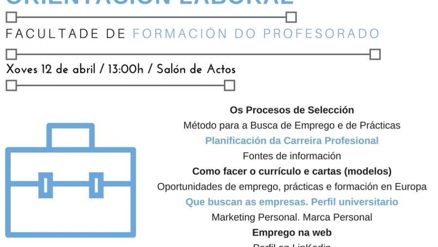 Formación del Profesorado acoge una jornada de orientación laboral