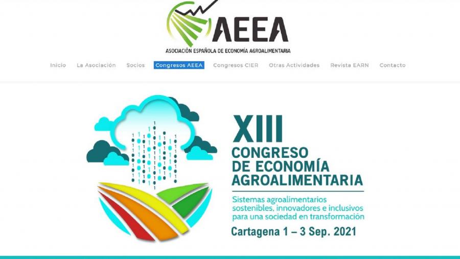 Cartaz do XIII Congreso de Economía Agroalimentaria