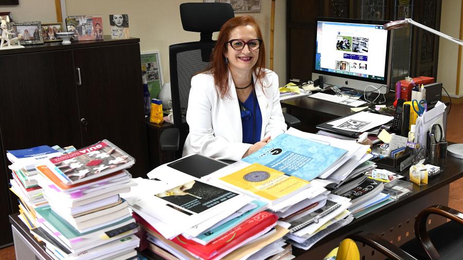 A profesora Vázquez Cendón é decana deste centro dende o 16 de xuño de 2017. FOTO: Santi Alvite