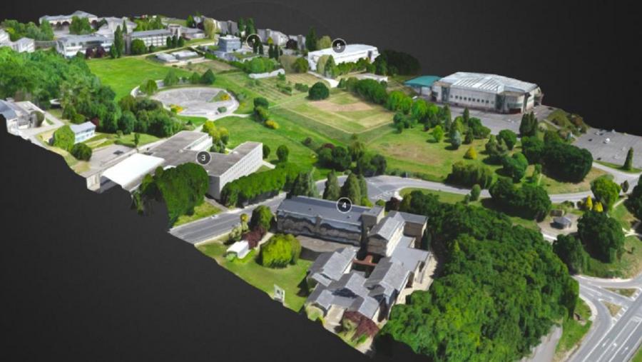 Levantamento topográfico en 3D do Campus de Lugo