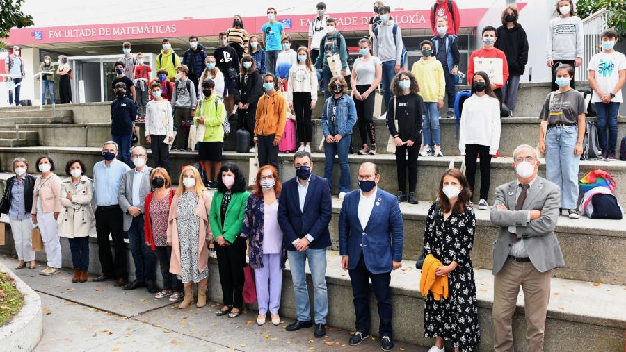 O proxecto ESTALMAT-Galicia, está pilotado por membros da Facultade de Matemáticas da USC e de distintos centros de ensino secundario de Galicia. FOTO: Santi Alvite