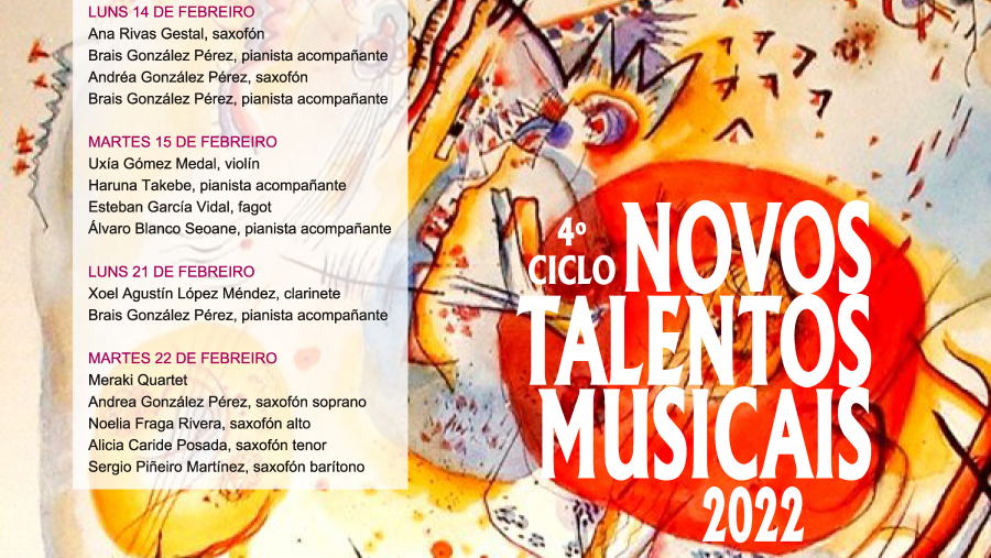 Cartel IV Ciclo Novos Talentos Musicais