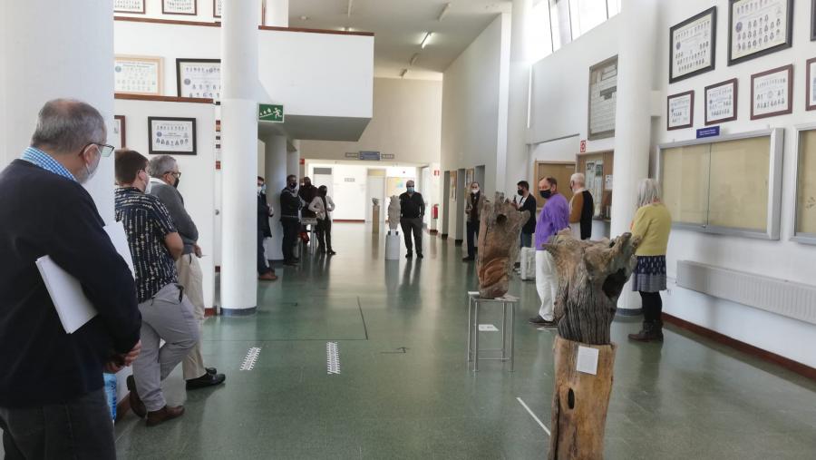 A exposición pódese visitar en Filoloxía ata o 18 de marzo