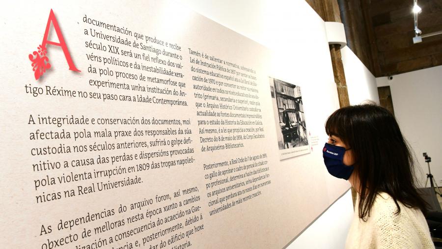 Exposición 'Arquivo Histórico Universitario. Crónica dunha custodia'. Foto: Santi Alvite