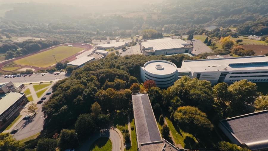 Vista aérea do Campus de Lugo