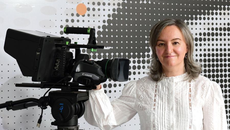 Docente do departamento de Ciencias a Comunicación dende 2003, a profesora Ana Isabel Rodríguez Vázquez desempeñou diferentes cargos de xestión no Centro. FOTO: Santi Alvite