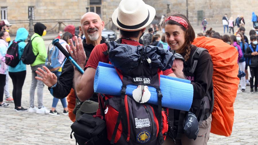 Pode ser beneficiario das axudas persoal investigador  que desenvolva a súa actividade no ámbito do Camiño de Santiago e as Peregrinacións. FOTO: Santi Alvite