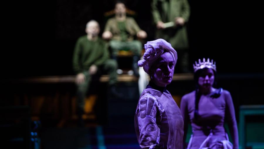 Representación de 'Shakespeare en Roma' no Colexio de Fonseca. FOTO: CDG