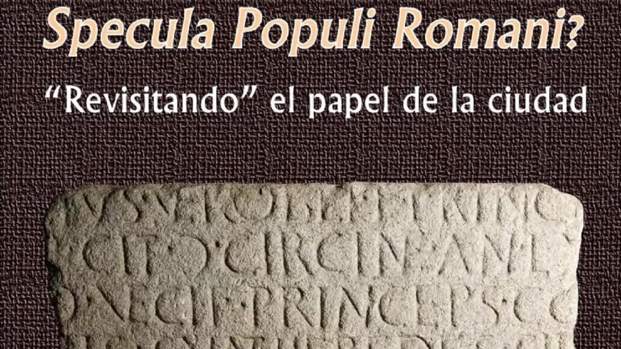 Cartaz do coloquio científico sobre a cidade na sociedade romana