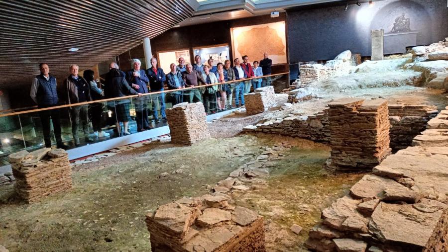 Investigadores de universidades europeas, na Domus do Mitreo