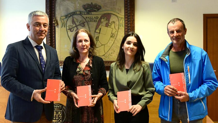 De esquerda a dereita, Valentín García, Ana Gude, Ana Rodríguez e Manuel Núñez Singala. FOTO: Santi Alvite