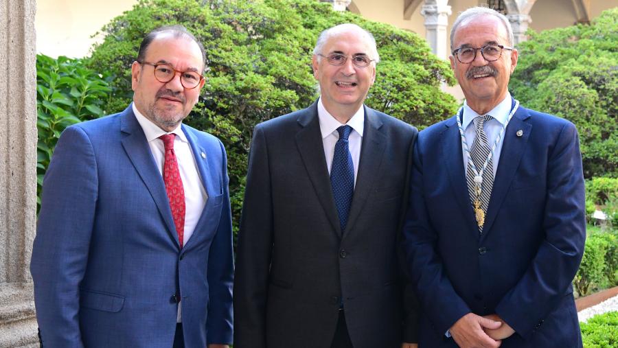 Antonio López, Jesús Salgado e Juan Lema. FOTO: Santi Alvite