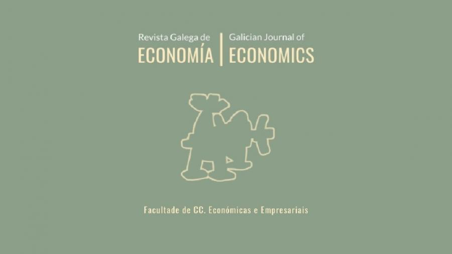 Detalle da portada da Revista Galega de Economía