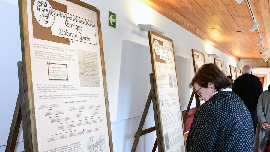 A mostra xa se pode ver no Claustro Alto do Colexio de Fonseca. FOTO: Santi Alvite