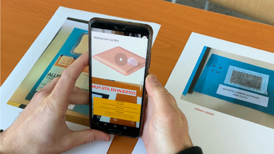 A utilización de móbiles ou tabletas coa tecnoloxía da realidade aumentada reforza a aprendizaxe