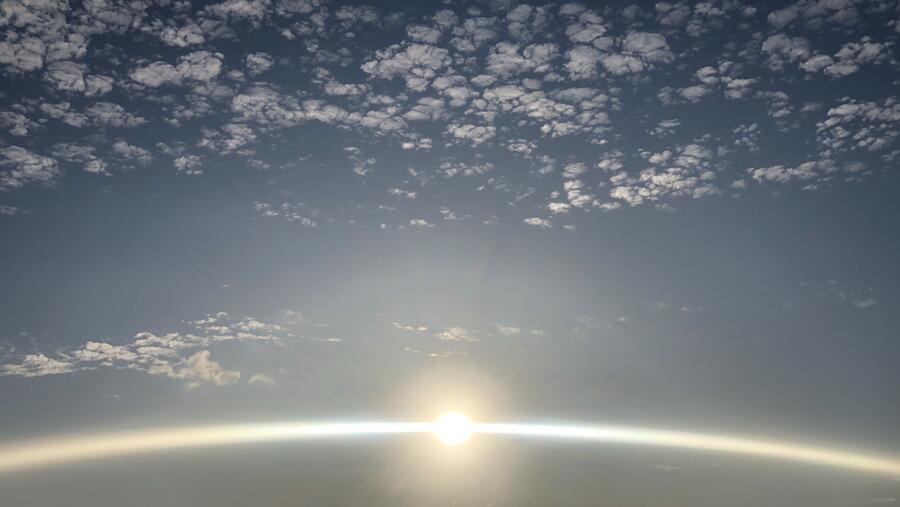 Fotografía 'Convexidade lumínica' de Laura Rey, estudante de Medicina, gañadora do primeiro premio de 2023