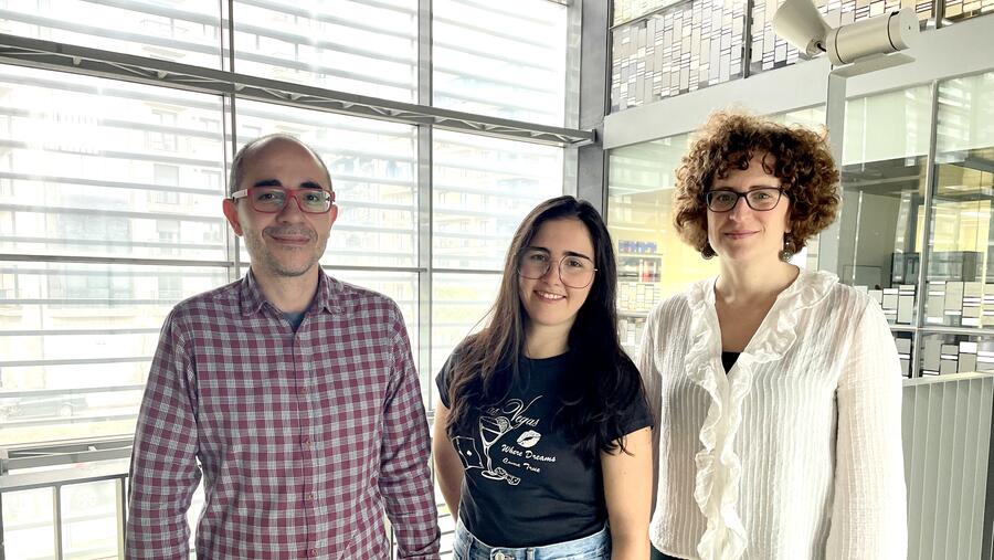 Miguel Fidalgo, Adriana Escudero e Diana Guallar. Foto: CiMUS