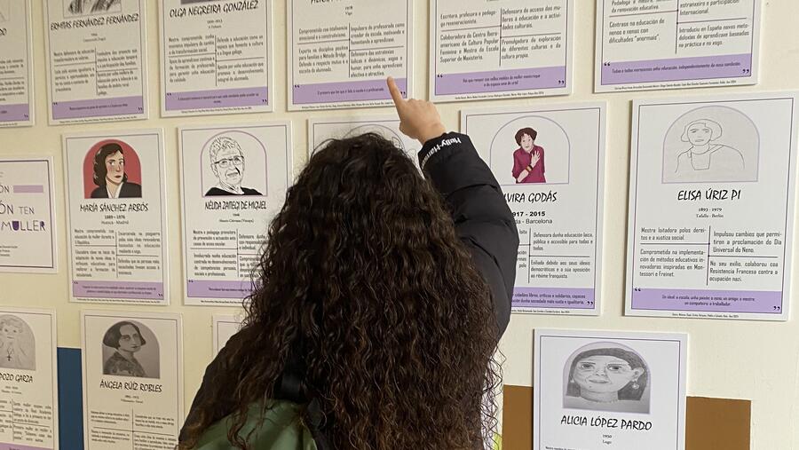 A mostra pode visitarse ata o 24 de xaneiro no Edificio Norte da Facultade de Ciencias da Educación