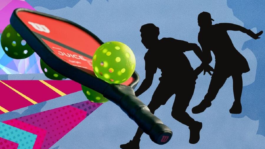 Detalle do cartel do I torneo de Pickleball para Comunidade Universitaria