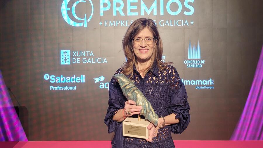 Eva López é técnica da Área de Valorización, Transferencia e Emprendemento da USC. Foto: Empresarias de Galicia