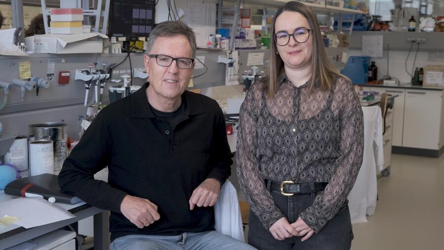 O profesor José Luis Mascareñas e a doutora Lara Villarino lideran o novo proxecto do EIC desde CiQUS. Foto: CiQUS