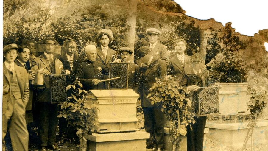 Benigno Ledo nunha das súas clases. FOTO: RAG