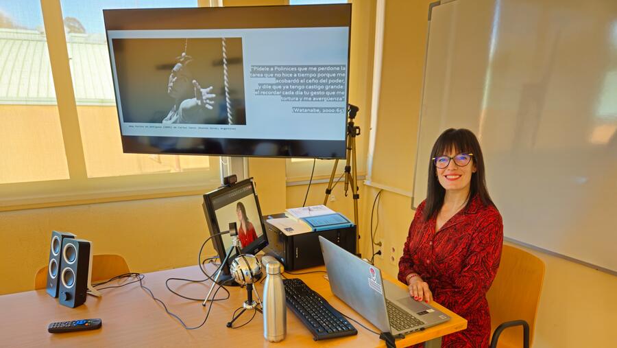 Antonella Sturla Meilán na Facultade de Humanidades
