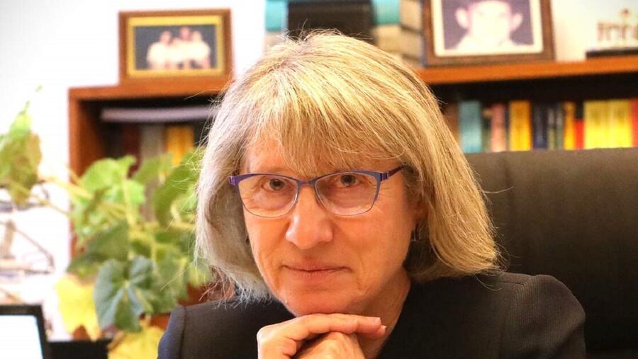 Peregrina Quintela no seu despacho 