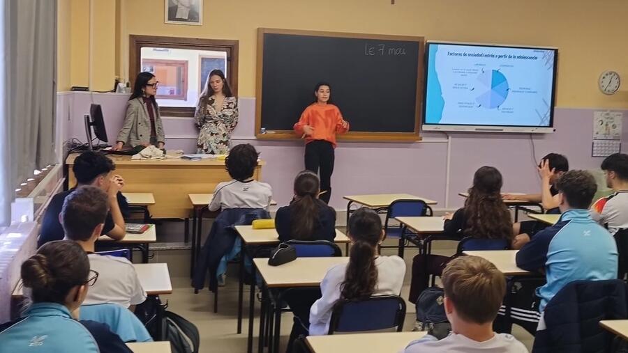 Detalle dunha das intervencións realizadas