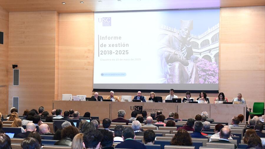 O Claustro desenvolveuse na Facultade de Medicina. Foto: Santi Alvite