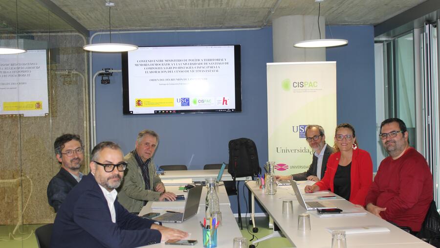 A xuntanza entre o equipo da USC e a representación ministerial tivo lugar no CISPAC. Foto: CISPAC